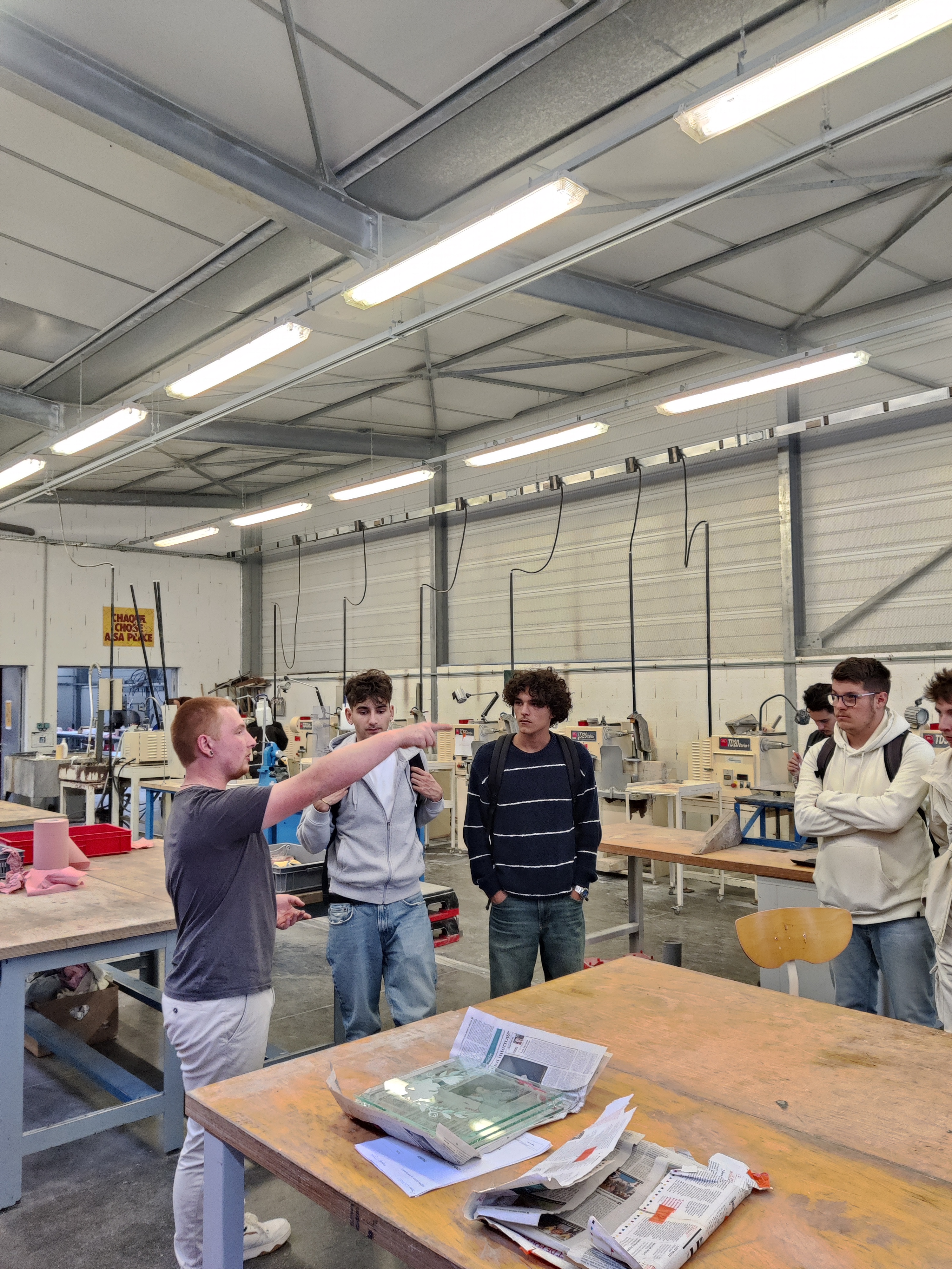 Visite des ateliers verriers